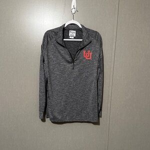 Champion Heather Gray Quarter-Zip Pullover